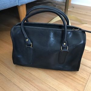 Vintage Coach Black Madison Satchel